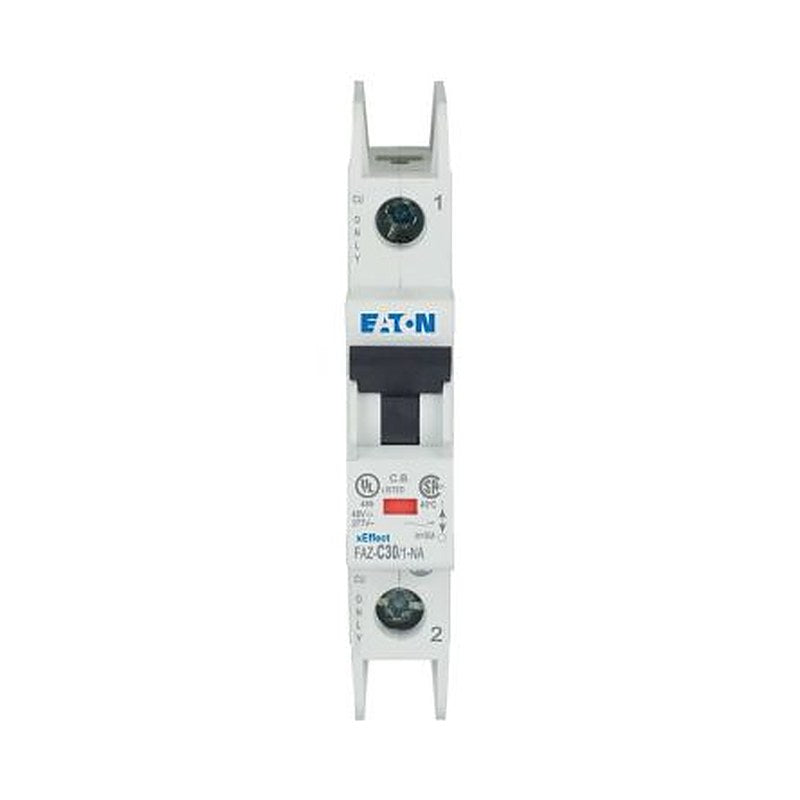 Eaton xEffect FAZ Miniature Circuit Breaker, 1-Pole, 30A, Type C, 415V ac AC, 48 V dc DC, 10 kA Breaking Capacity