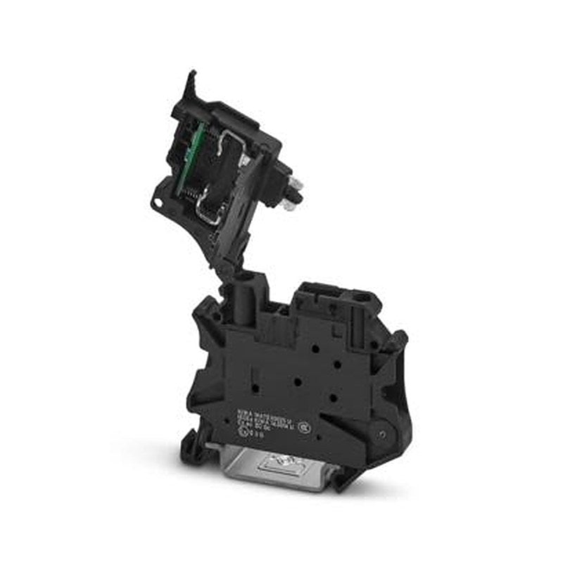 Phoenix Contact 1021491 UT Series Fuse Modular Terminal Block Black, 0.14mm², 6 mm², 2-Level Fused, Screw, ATEX, EAC Ex,