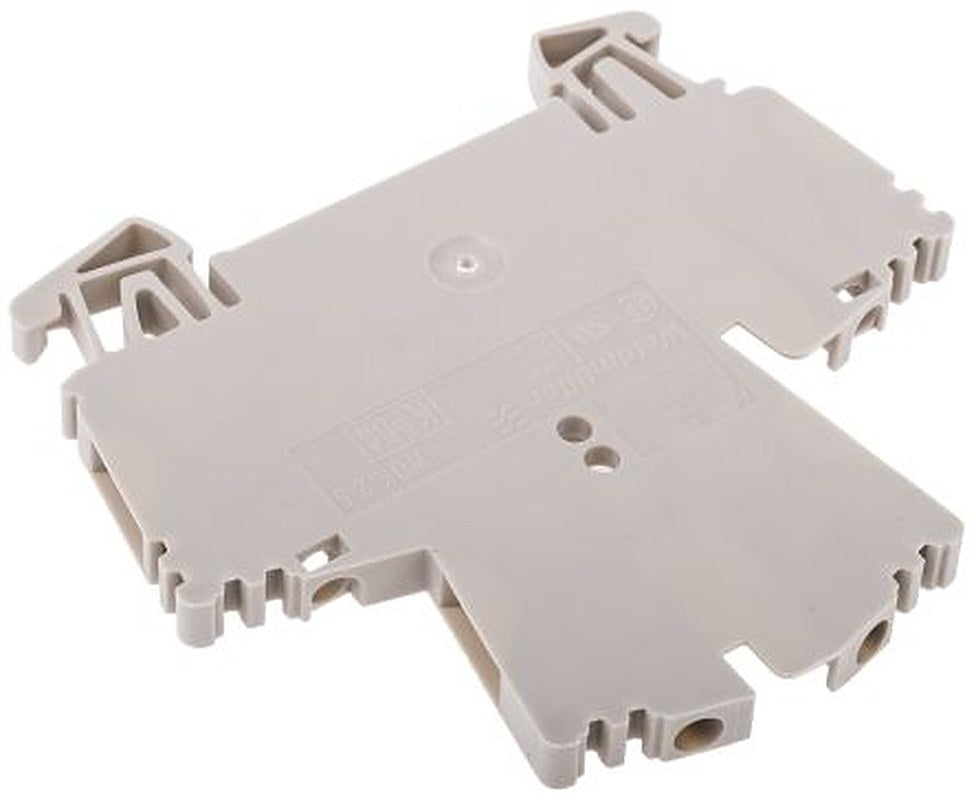 Weidmüller 1021500000 WDK Series Double Level Terminal Block Dark Beige, 2.5mm², 2-Level, Screw