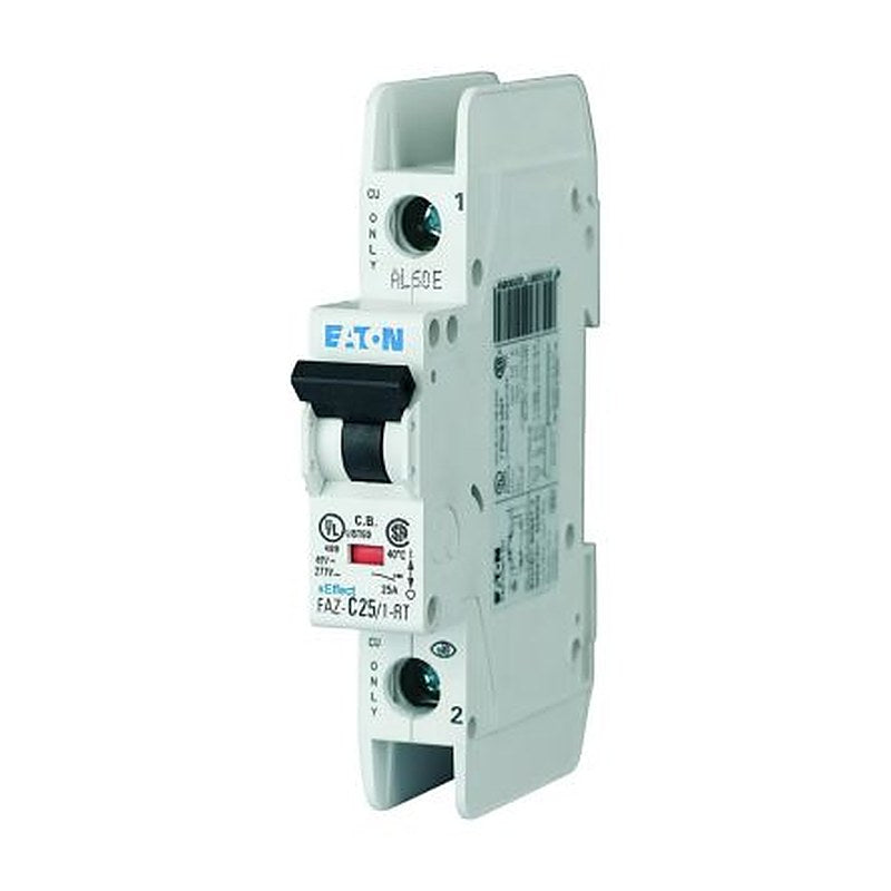 Eaton xEffect FAZ Miniature Circuit Breaker, 1-Pole, 35A, Type D, 240V ac AC, 60 V dc DC, 15 kA Breaking Capacity