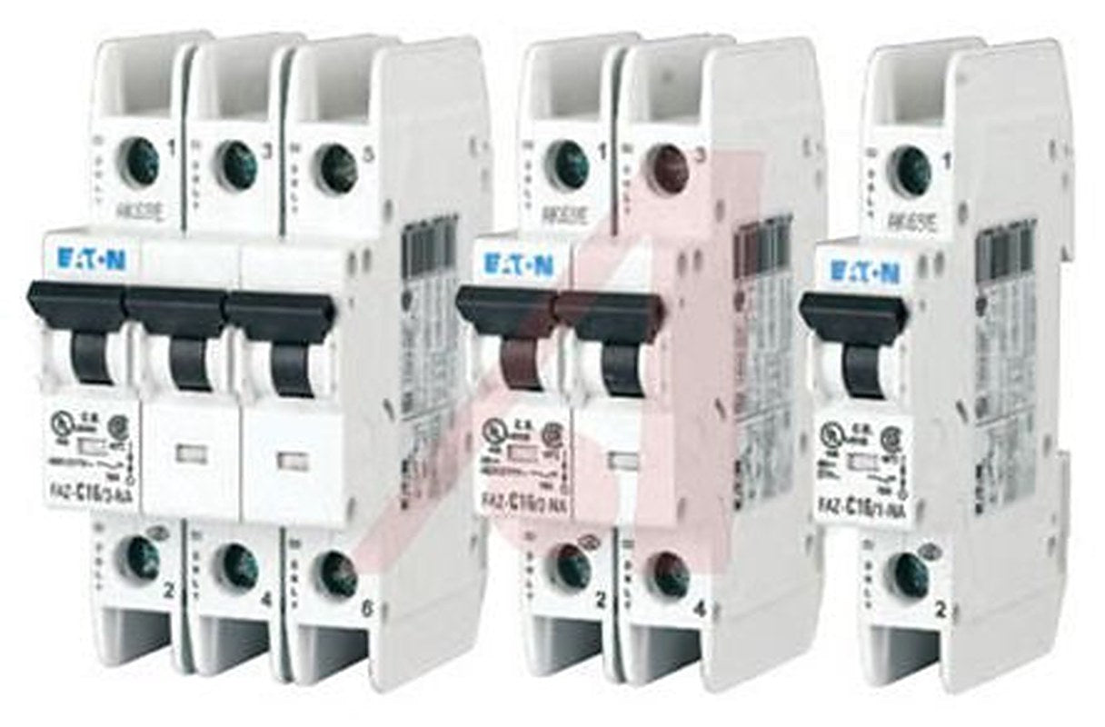 Eaton xEffect FAZ Miniature Circuit Breaker, 3-Pole, 25A, Type C, 415V ac AC, 60 V dc DC, 10 kA Breaking Capacity