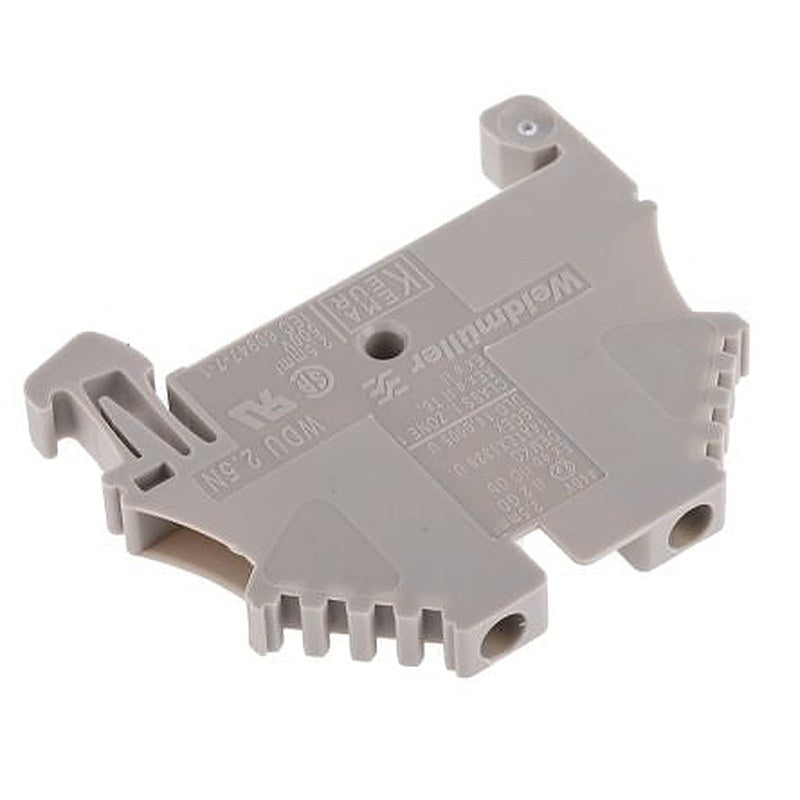 Weidmüller 1023700000 WDU Series Feed Through Terminal Block Brown, 2.5mm², 1-Level, Screw, IECEx/ATEX