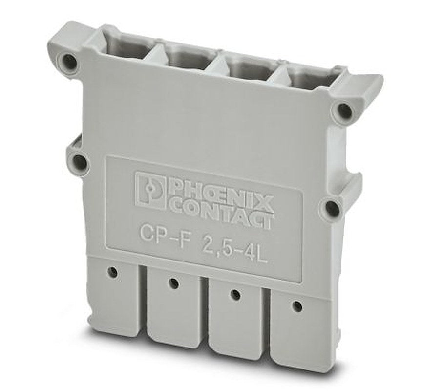 Phoenix Contact CP-F 2.5-4L Series Connector Housing for Use with Connector Housing