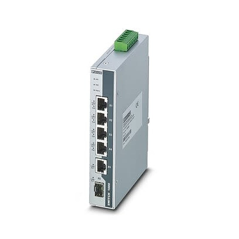 Phoenix Contact FL SWITCH Unmanaged 6 Port Industrial Ethernet Switch Power Over Ethernet