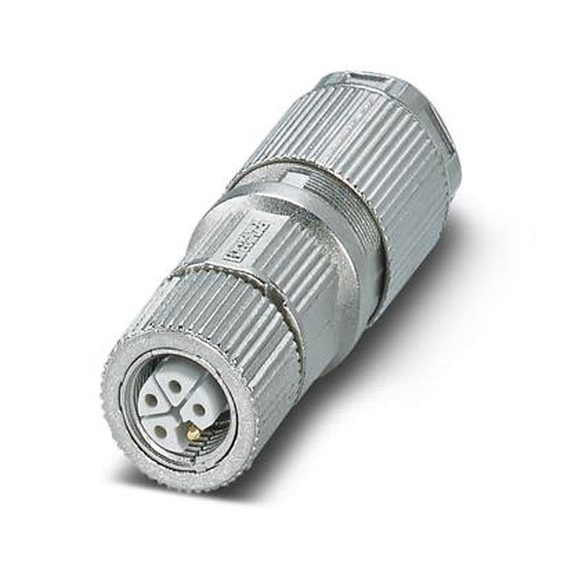 Phoenix Contact, SACC-M12FSL-4FECT-CL SH Power Connector Cable, 5 Crimp, 63V dc 16A