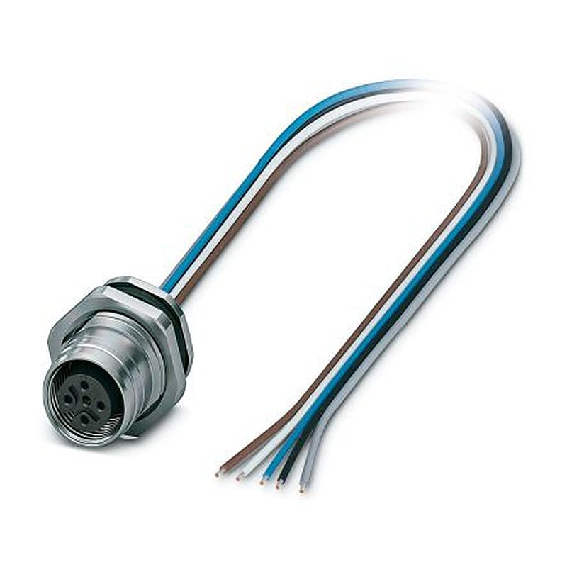 Phoenix Contact Industrial Power Connector, 5 Contacts, Plug-in, M12 Connector, Socket, Female, IP67, IP65, SACC Series
