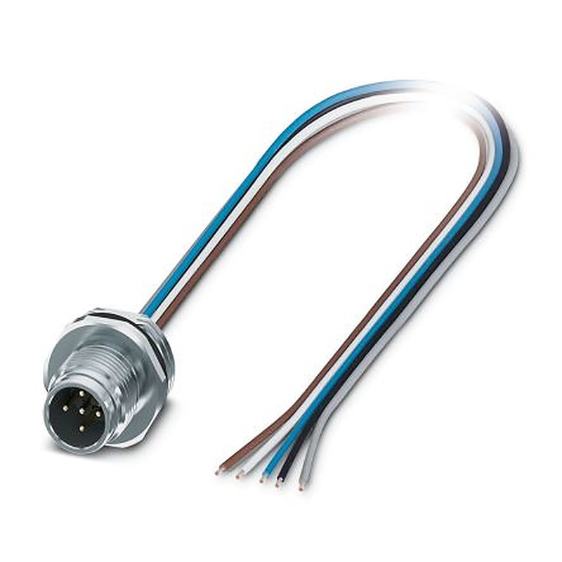 Phoenix Contact Circular Connector, 5 Contacts, Plug-in, M12 Connector, Plug, Male, IP65, IP67, SACC Series