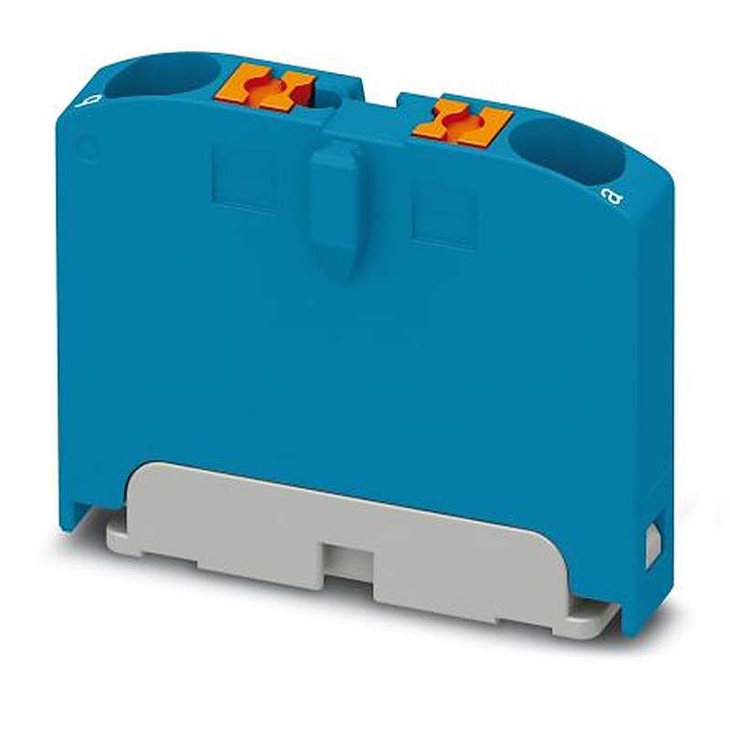 Phoenix Contact Distribution Block, 2 Way, 690V, 24A, Blue