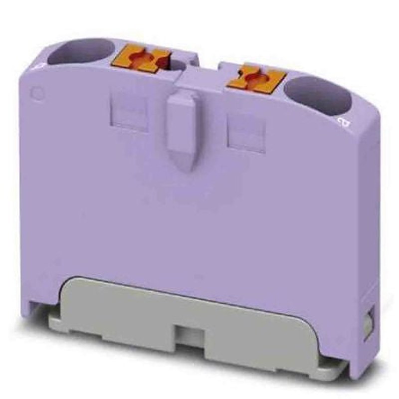 Phoenix Contact Distribution Block, 2 Way, 690V, 24A, Violet
