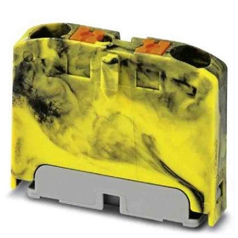Phoenix Contact Distribution Block, 2 Way, 690V, 24A, Black, Yellow