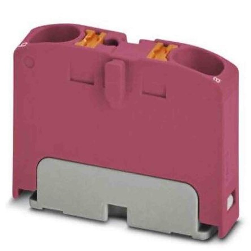 Phoenix Contact Distribution Block, 2 Way, 450V, 32A, Pink