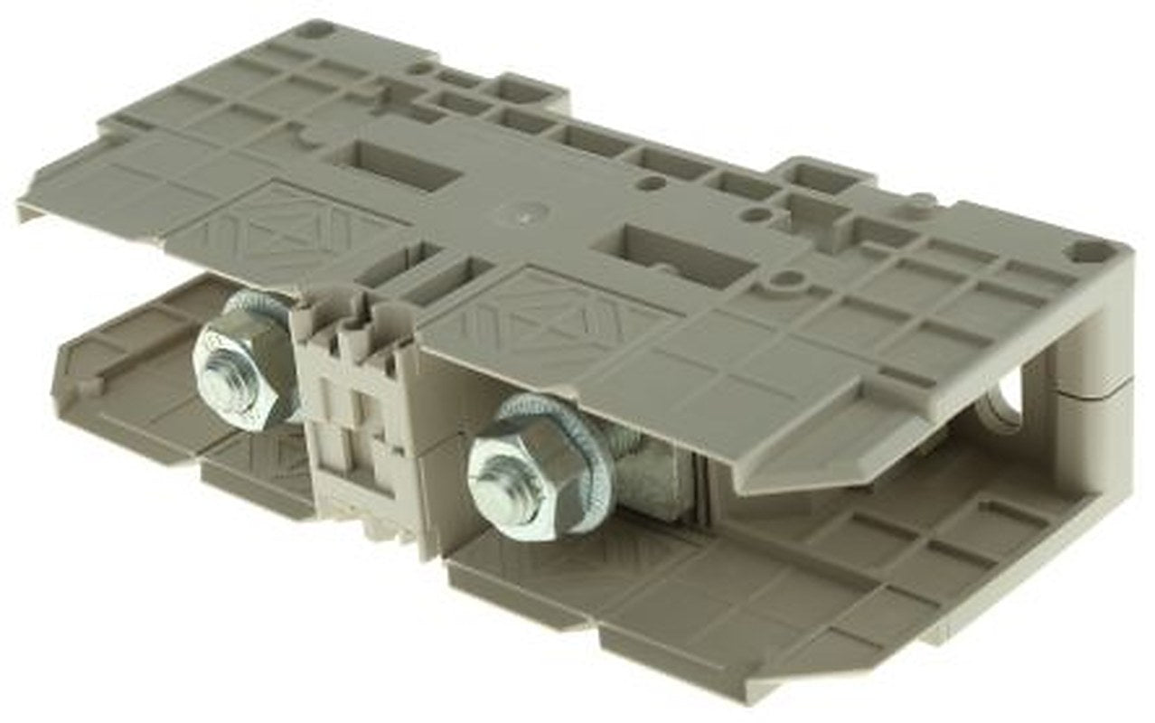 Weidmüller 1028400000 WFF Series Stud Terminal Brown, 70mm², 1-Level, Bolt, ATEX