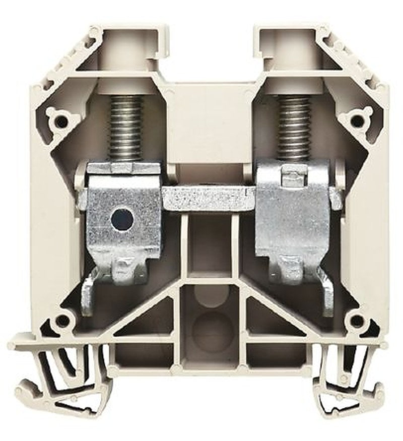 Weidmüller 1029000000 W Series Feed Through Terminal Block Dark Beige, 35mm², 1-Level, Screw