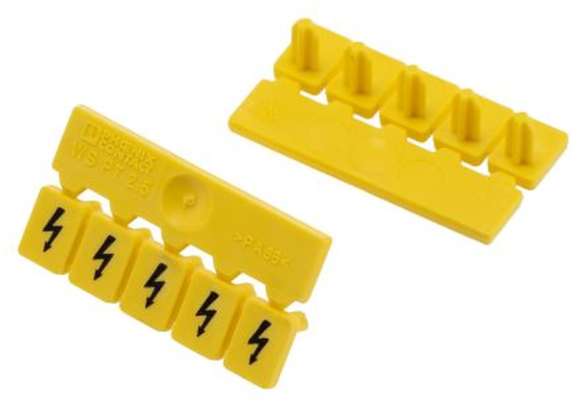 Phoenix Contact, WS PT 2.5 Polyamide Marker Strip for use with Terminal Block
