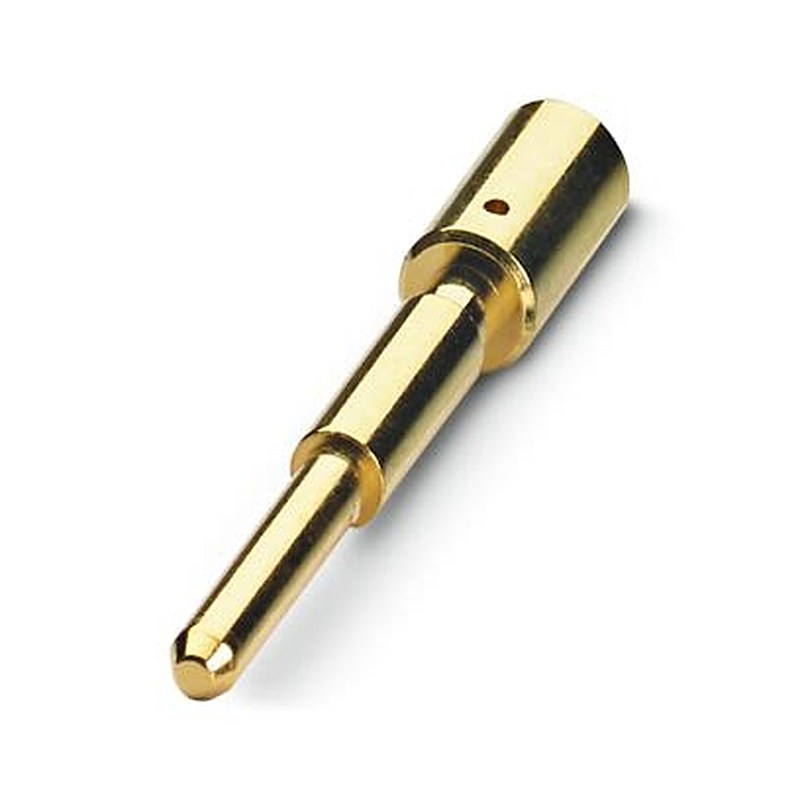 Phoenix Contact CC1 5-TS-2 50M AU Series Male Crimp Contact, 14 AWG Min Crimp, 14 AWG Max