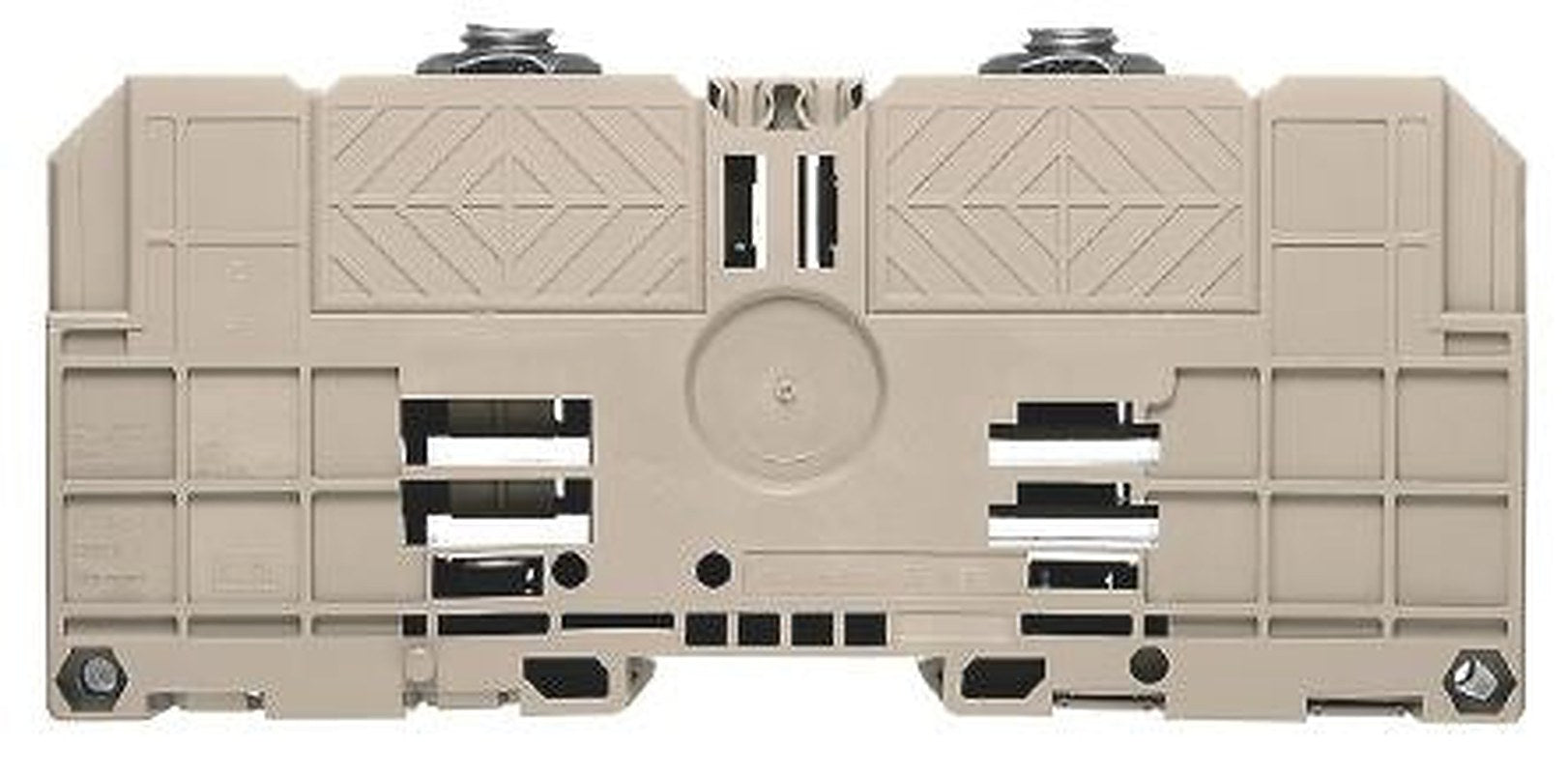 Weidmüller 1029500000 WFF Series DIN Rail Terminal Block Dark Beige, 150mm², 6 mm², 1-Level, Bolt