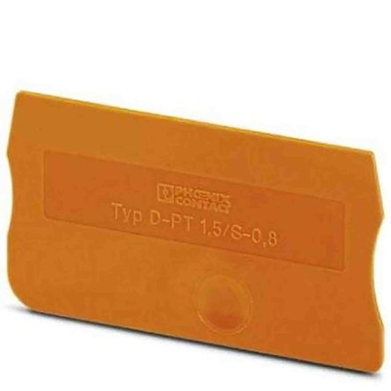 Phoenix Contact End Cover for Use with DIN Rail Terminal Blocks