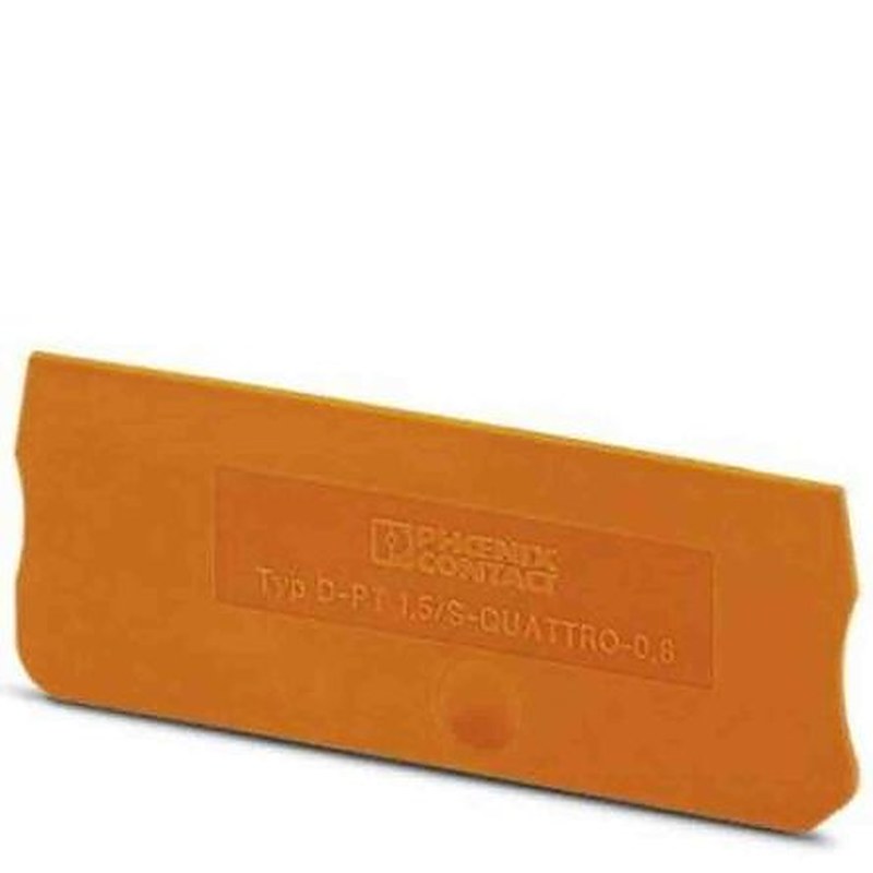 Phoenix Contact End Cover for Use with DIN Rail Terminal Blocks