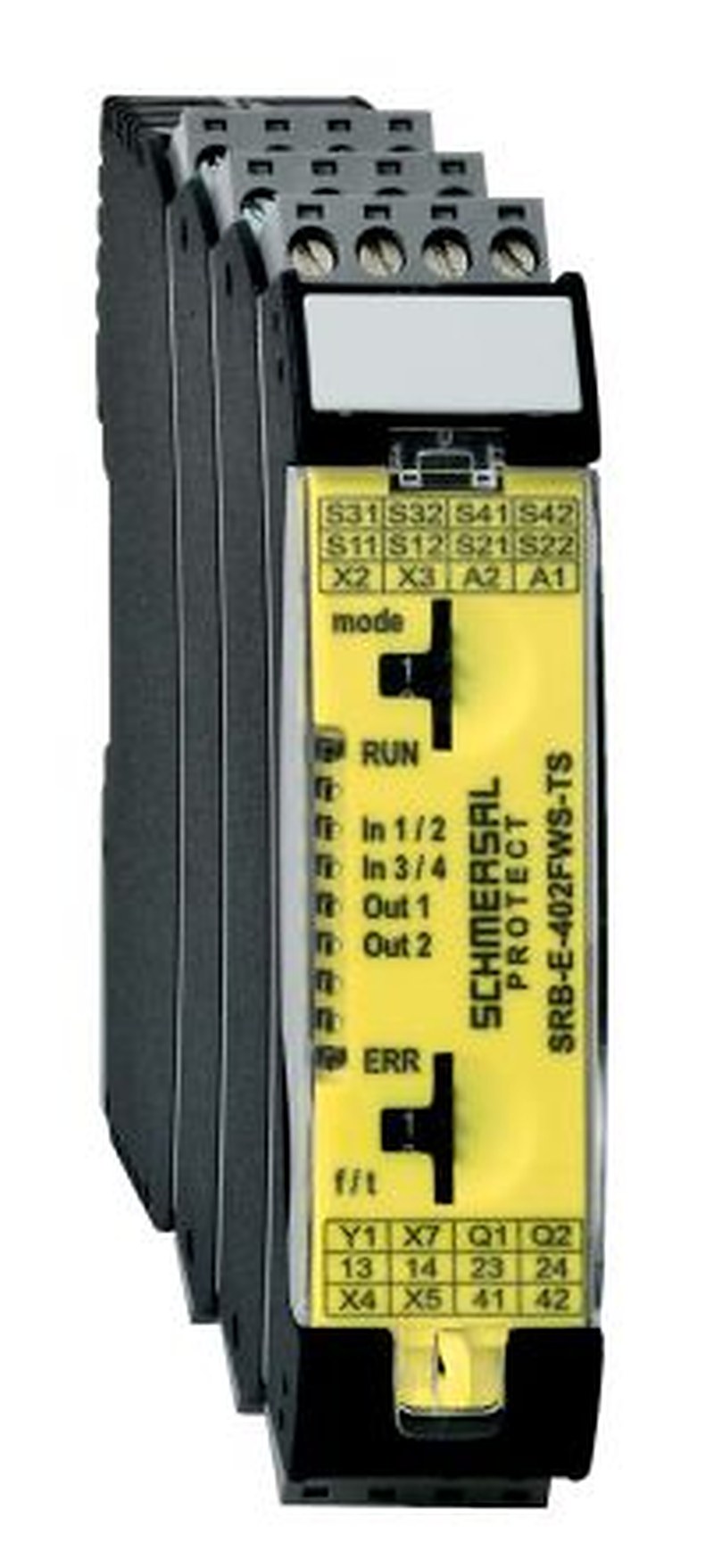 Schmersal SRB-E-402FWS-TS, 24V dc Safety Relay, 2 Safety Contacts, 2