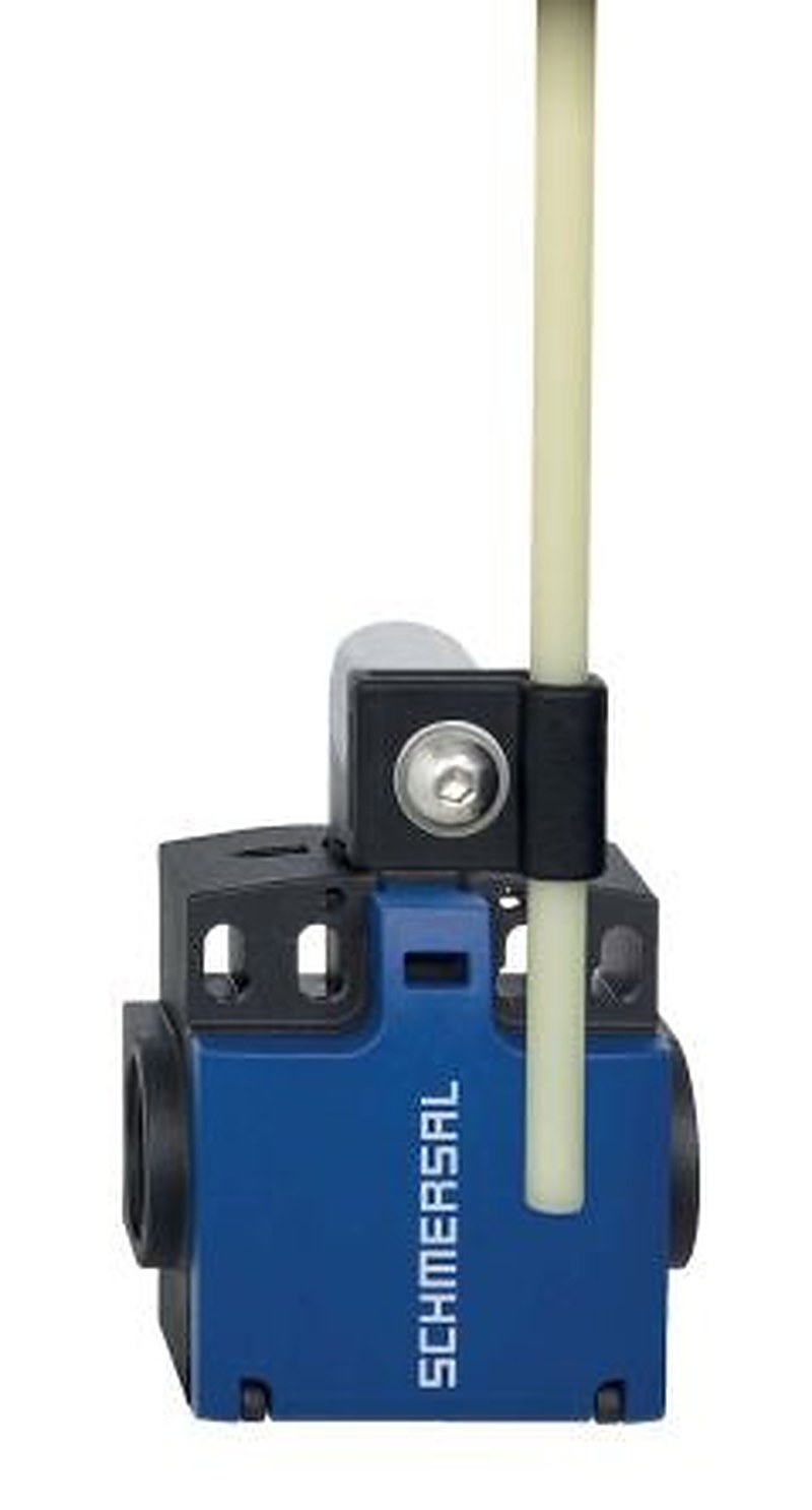 Schmersal PS226-T12-J200 Series Rod Lever J200 Limit Switch, 1 NO/2 NC, IP67, IP66, Plastic, Fibreglass Reinforced