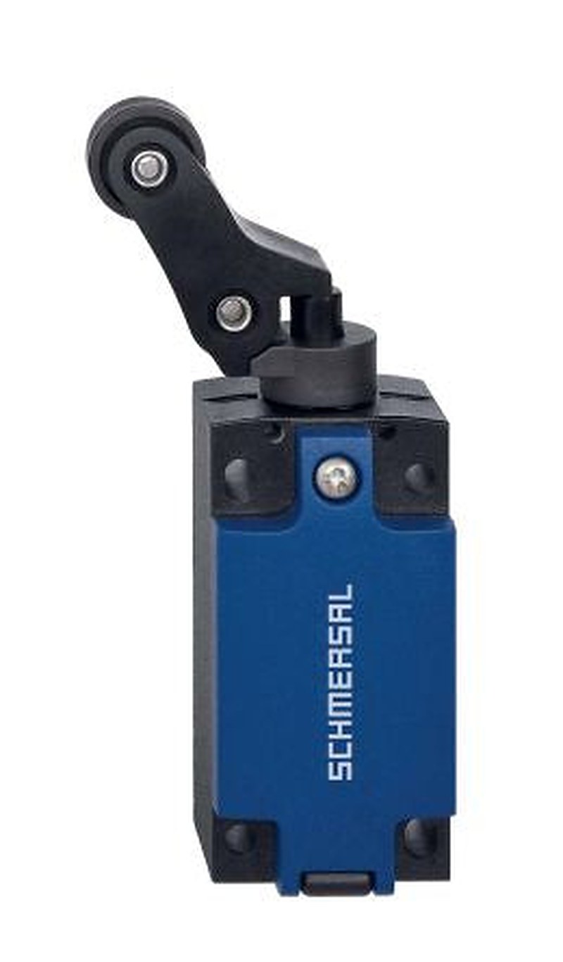 Schmersal PS315-T12-K360 Series Offset roller lever K360 Limit Switch, 1 NO/2 NC, IP66, IP67, Die Cast Zinc, Metal