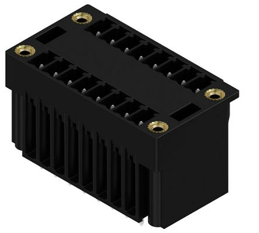 Weidmüller SC-D Series Pluggable Terminal Block, 16-Contact, 3.81 mm Pitch, 2 Row