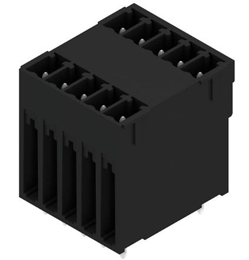 Weidmüller, SCD-THR Male PCB Header, 3.81 mm Pitch, 10 Way, 2 Row 90°