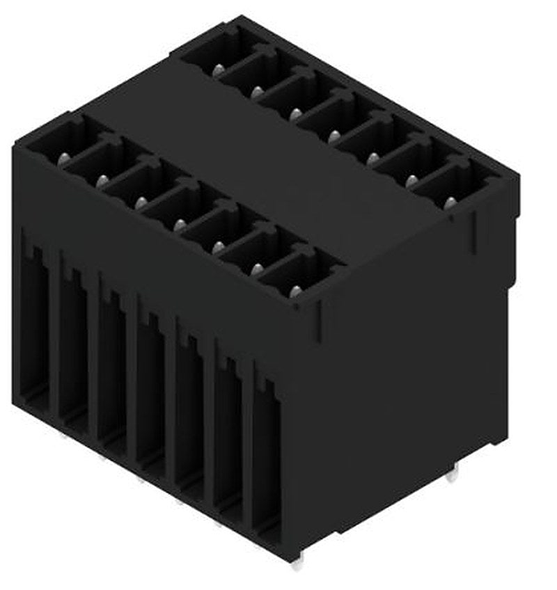 Weidmüller, SCD-THR Male PCB Header, 3.81 mm Pitch, 14 Way, 2 Row 90°