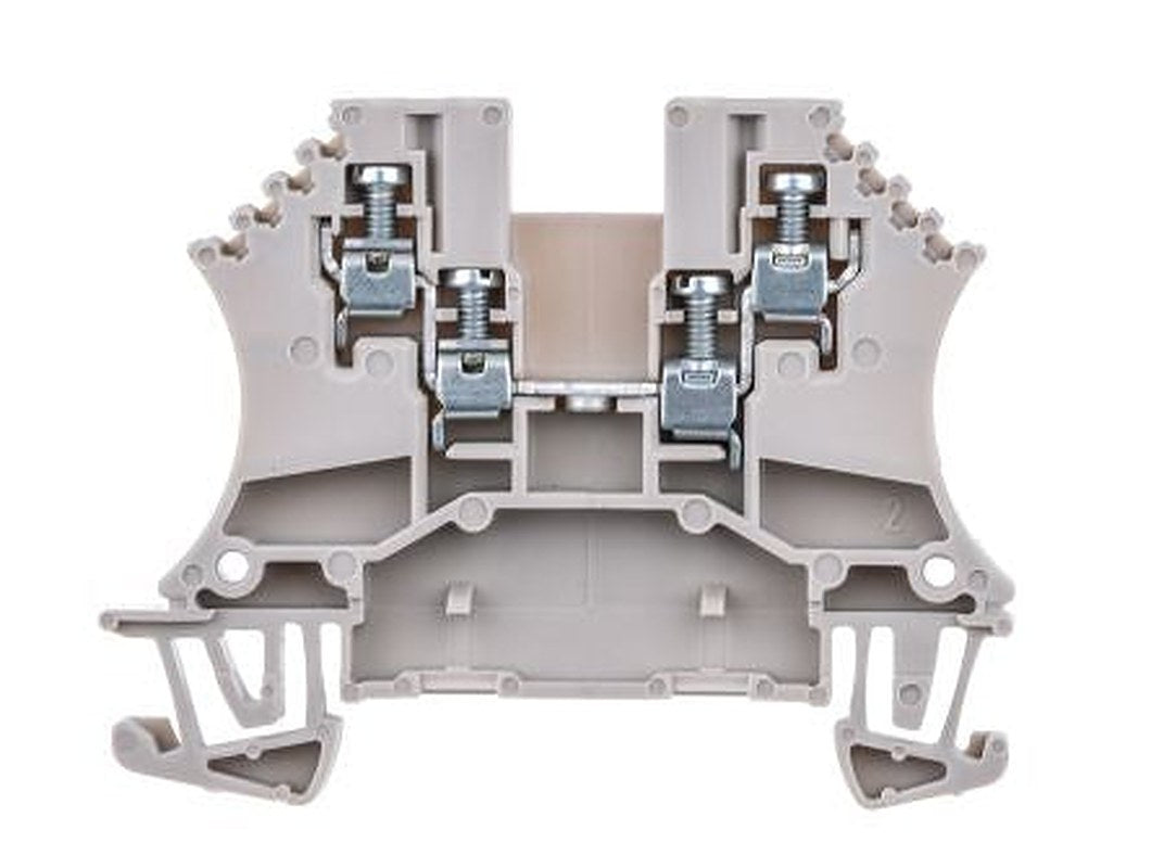 Weidmüller 1031400000 WDU Series Feed Through Terminal Block Brown, 1.5mm², 1-Level, Screw