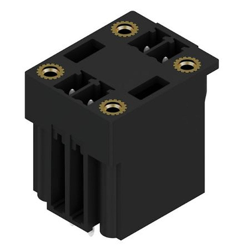 Weidmüller, SCD-THR Male PCB Header, 3.81 mm Pitch, 4 Way, 2 Row 90°