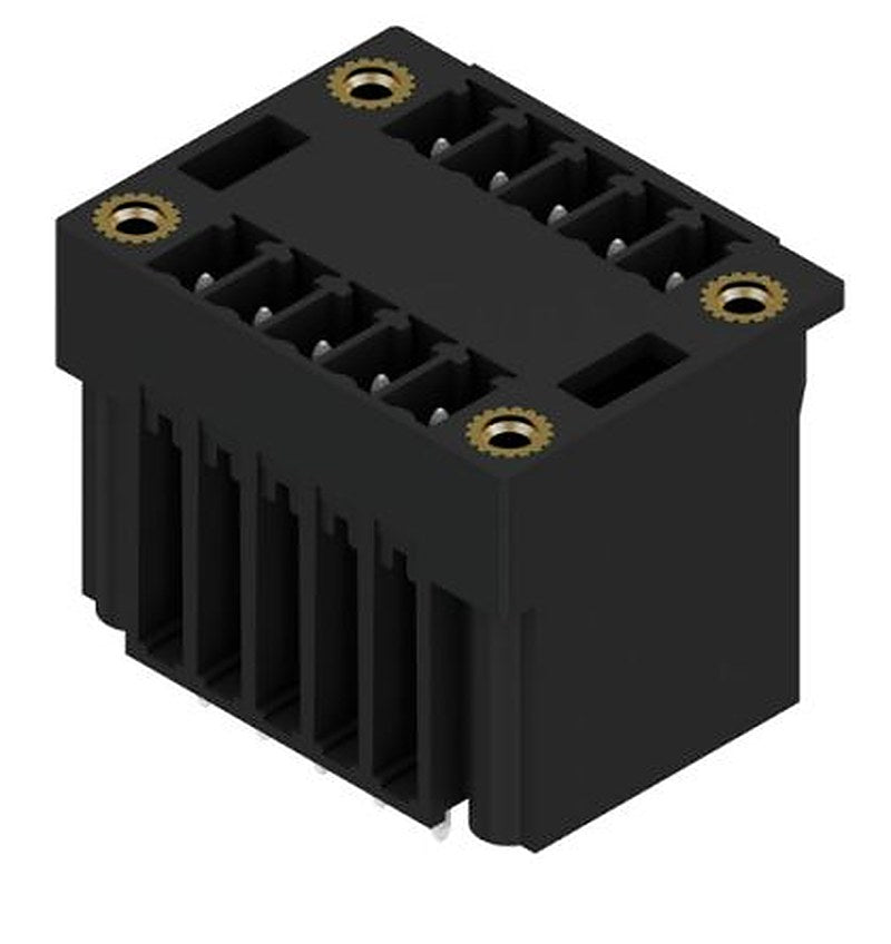 Weidmüller, SCD-THR Male PCB Header, 3.81 mm Pitch, 10 Way, 2 Row 90°