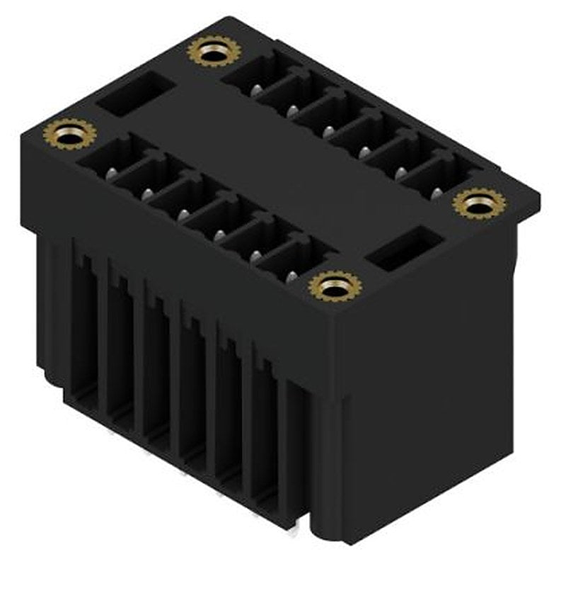 Weidmüller, SCD-THR Male PCB Header, 3.81 mm Pitch, 12 Way, 2 Row 90°
