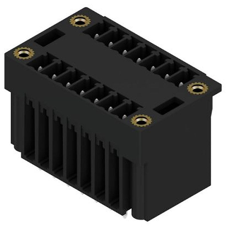 Weidmüller, SCD-THR Male PCB Header, 3.81 mm Pitch, 14 Way, 2 Row 90°