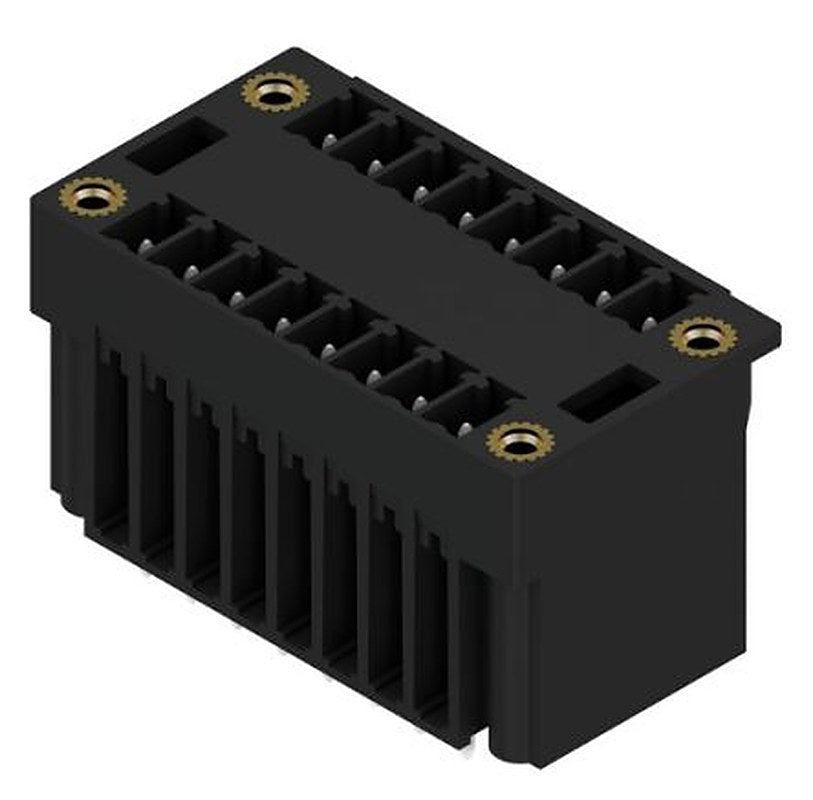 Weidmüller, SCD-THR Male PCB Header, 3.81 mm Pitch, 16 Way, 2 Row 90°