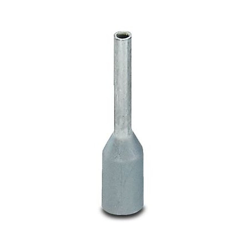 Phoenix Contact, AI Insulated Ferrule, 0.8 mm Pin Diameter, Grey to 26 AWG Wire Size