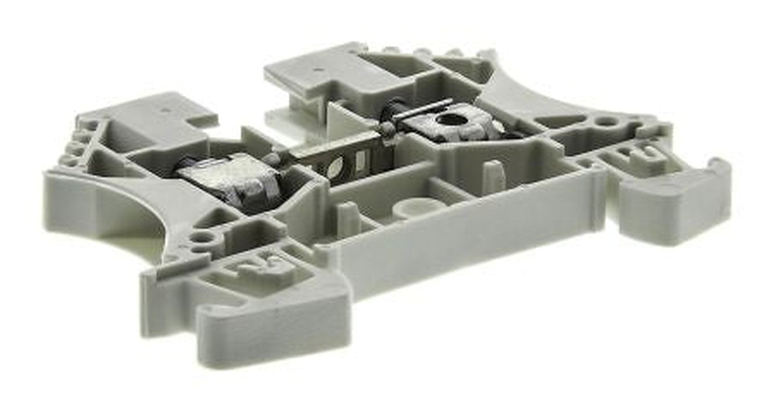 Weidmüller 1036700000 WDU Series DIN Rail Terminal White, 4mm², 1-Level, Screw, ATEX