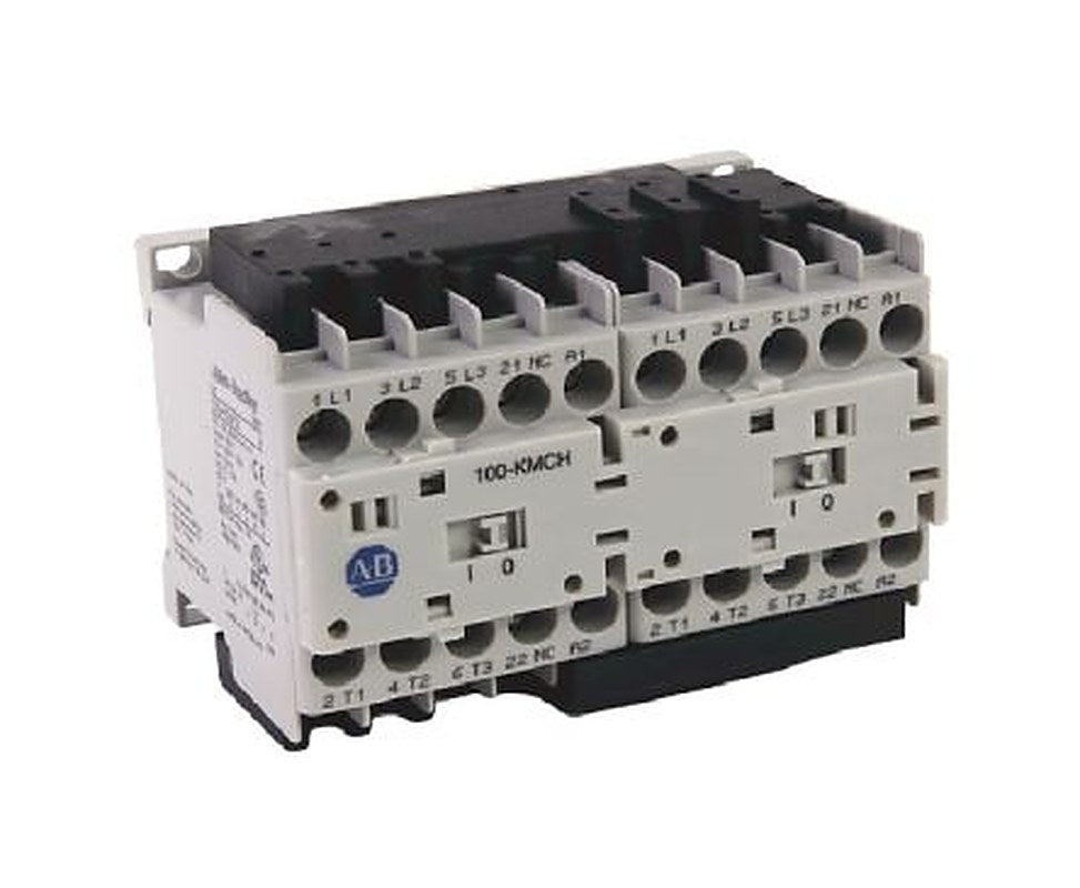 Allen Bradley 104-K Reversing Contactor, 24V dc Coil, 4-Pole, 9 A, 8.3 kW, 1 NC