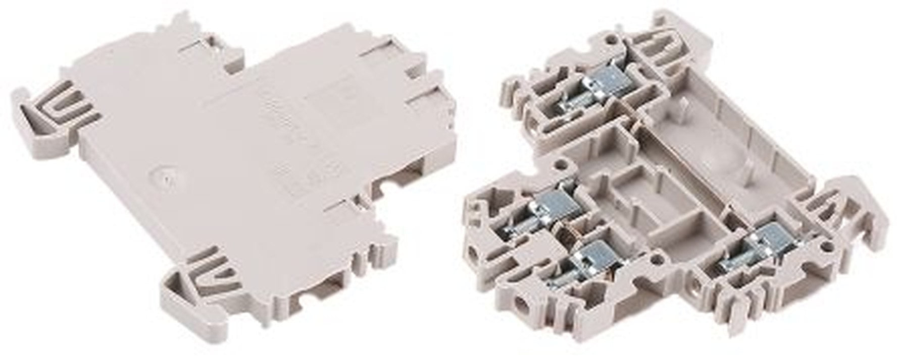 Weidmüller 1041900000 WDK Series Double Level Terminal Block Dark Beige, 4mm², 2-Level, Screw, IECEx/ATEX