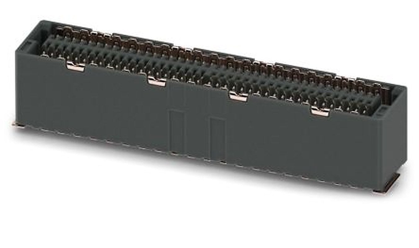 Phoenix Contact FP 0.8/80-FV-SH Series Right Angle Surface PCB Socket, 80-Contact, 2 Row, 0.8 mm Pitch Solder