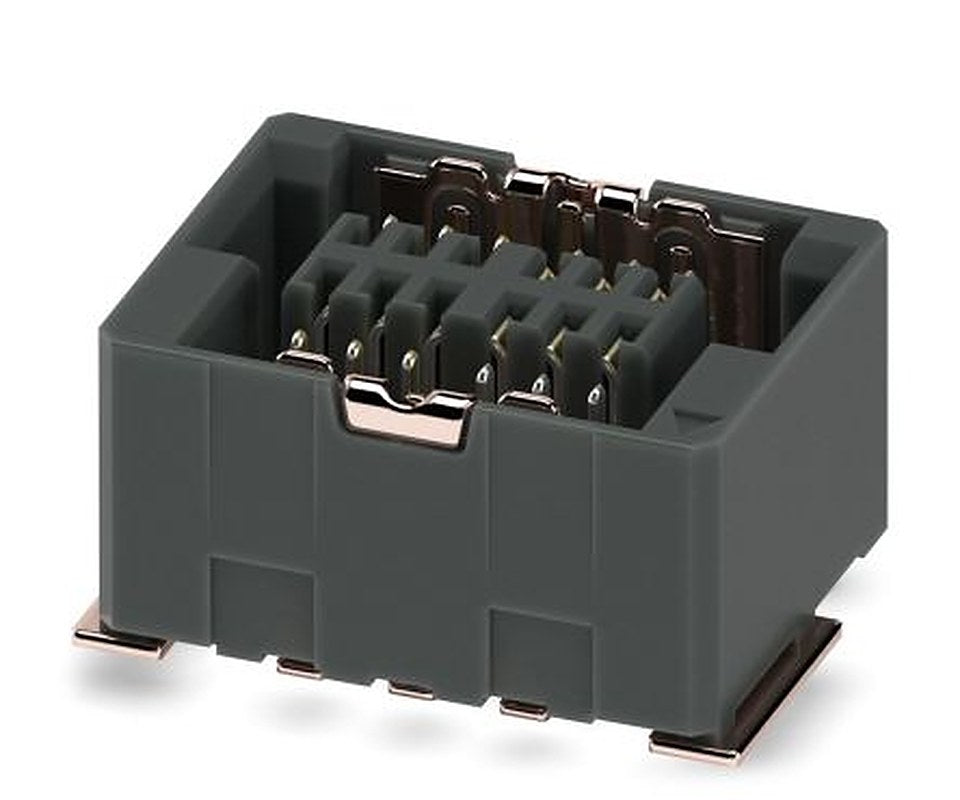 Phoenix Contact FP 0.8 Series Straight Surface PCB Socket, 12-Contact, 1 Row, 0.8 mm Pitch Solder