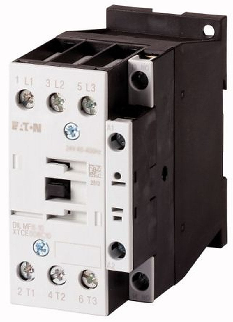 Eaton DILM Contactor, 220V ac/dc, 230 V ac/dc Coil, 3-Pole, 25 A, 14 kW, 1 NO, 400V