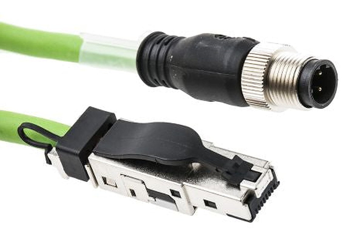 Weidmüller, 3 m Cat5 Ethernet Cable, Green, SF/UTP 4 Screened Polyurethane Sheath