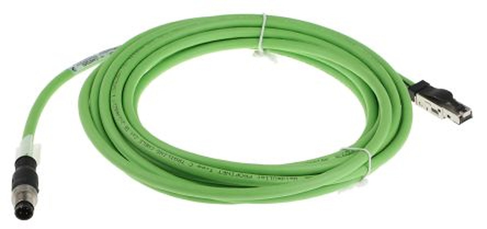 Weidmüller IE, 5 m Cat5 Ethernet Cable, Green, Shielded 4 Screened Polyurethane Sheath