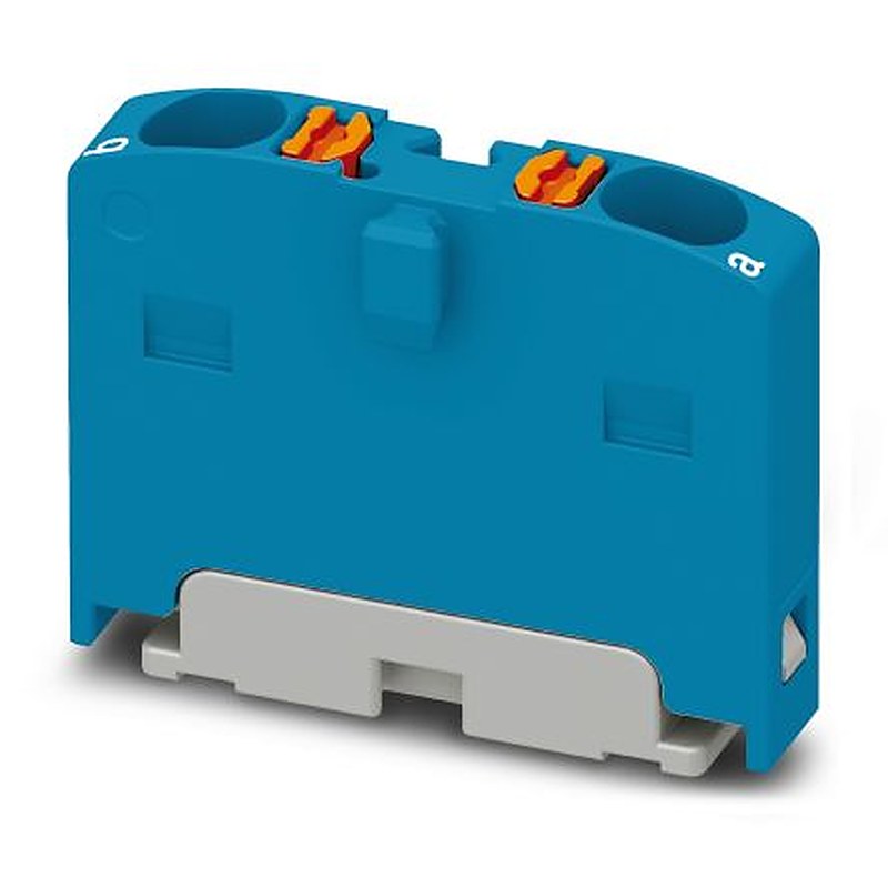 Phoenix Contact Distribution Block, 2 Way, 450V, 17.5A, Blue