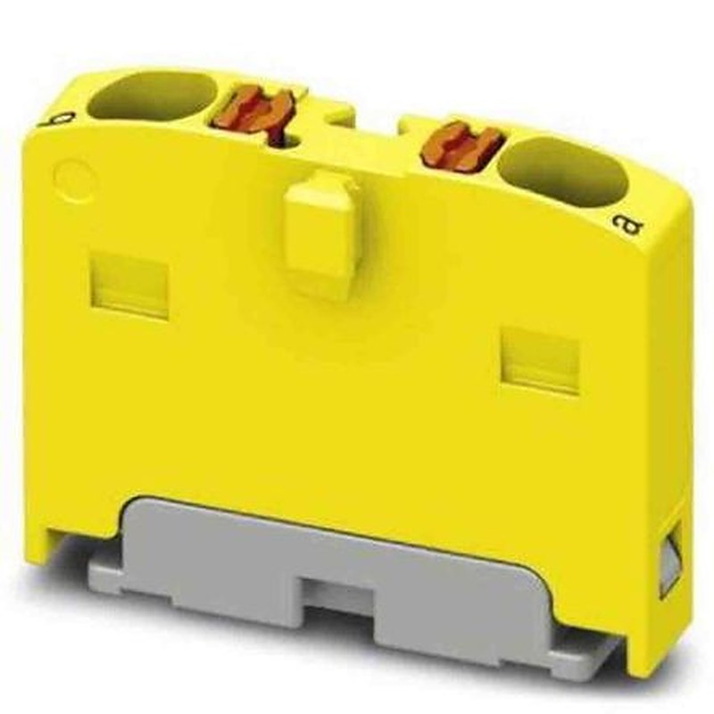 Phoenix Contact Distribution Block, 2 Way, 450V, 17.5A, Yellow