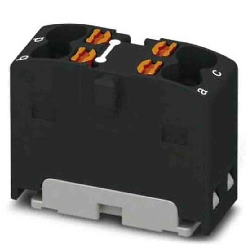 Phoenix Contact Distribution Block, 4 Way, 450V, 17.5A, Black