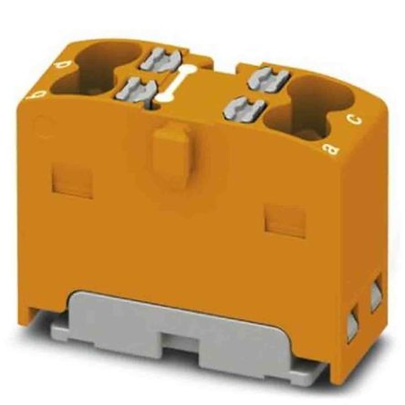 Phoenix Contact Distribution Block, 4 Way, 450V, 17.5A, Orange