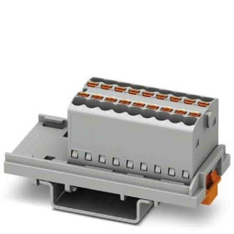 Phoenix Contact Distribution Block, 18 Way, 500V, 17.5A, Grey