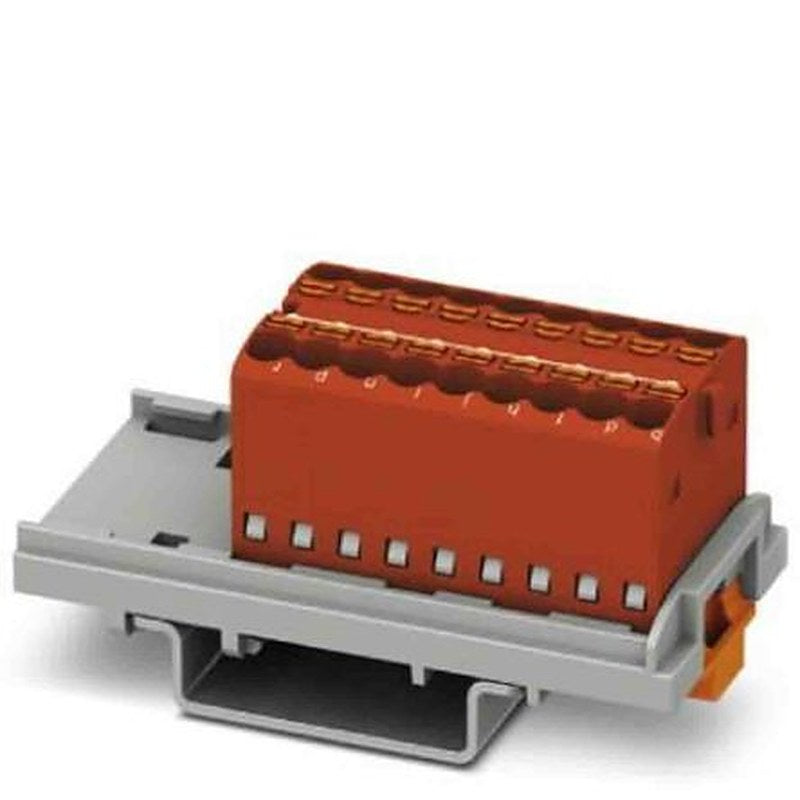Phoenix Contact Distribution Block, 18 Way, 500V, 17.5A, Red