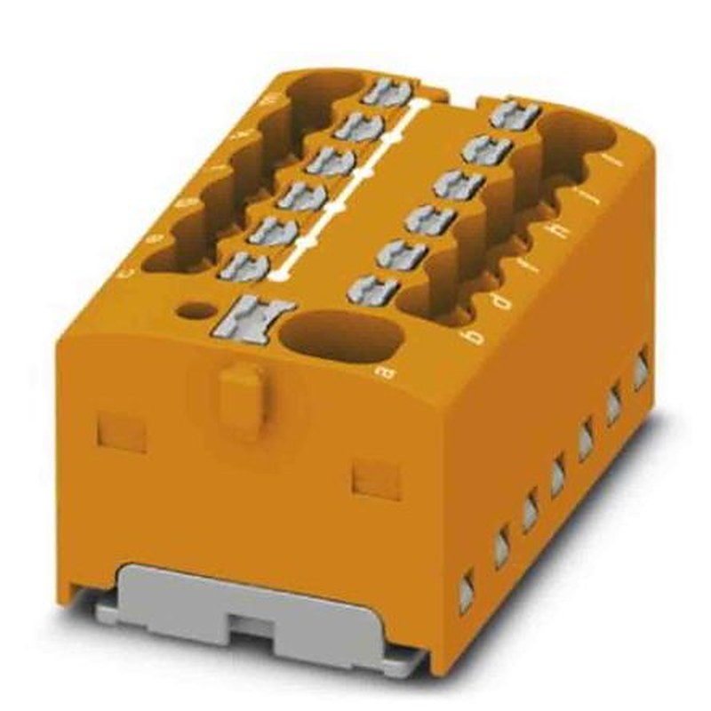 Phoenix Contact Distribution Block, 13 Way, 450V, 17.5A, Orange